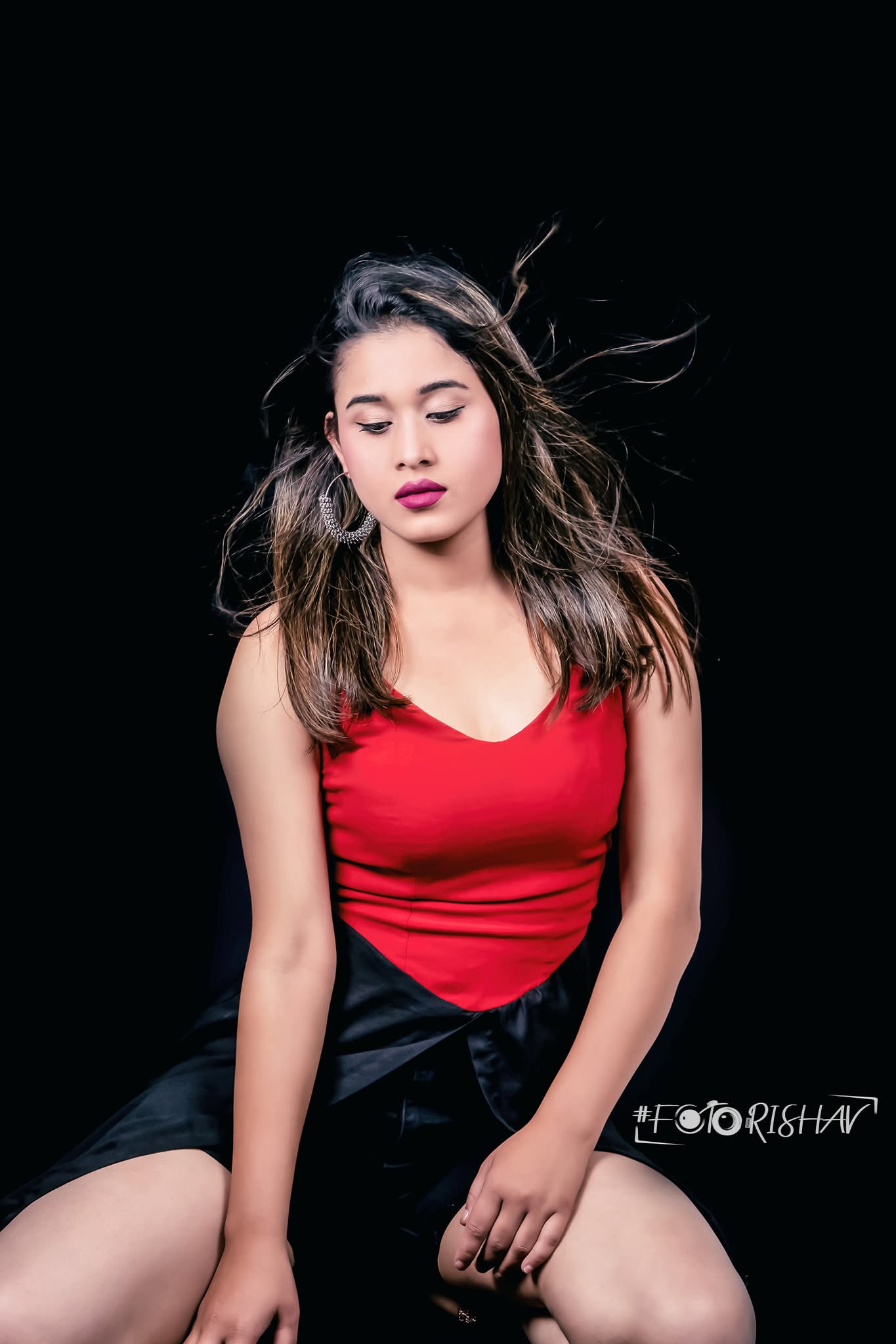 Studio Rishav premium editorial artistic portrait lighting direction setup